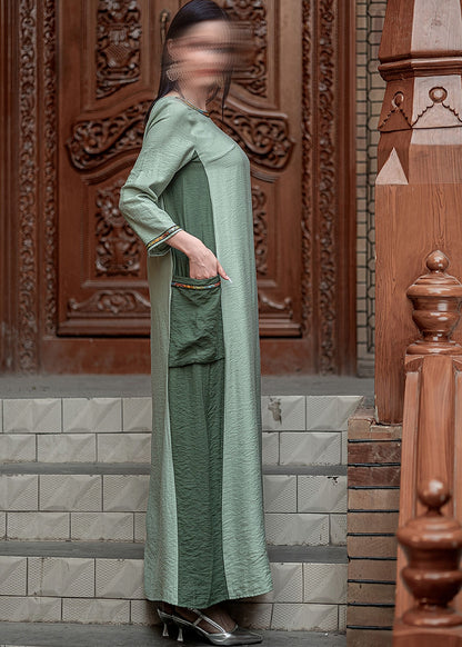 BA5191 Green Quiescence Dress