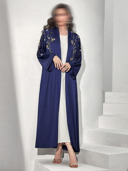 BA503 Navy Blue Elysian Abaya