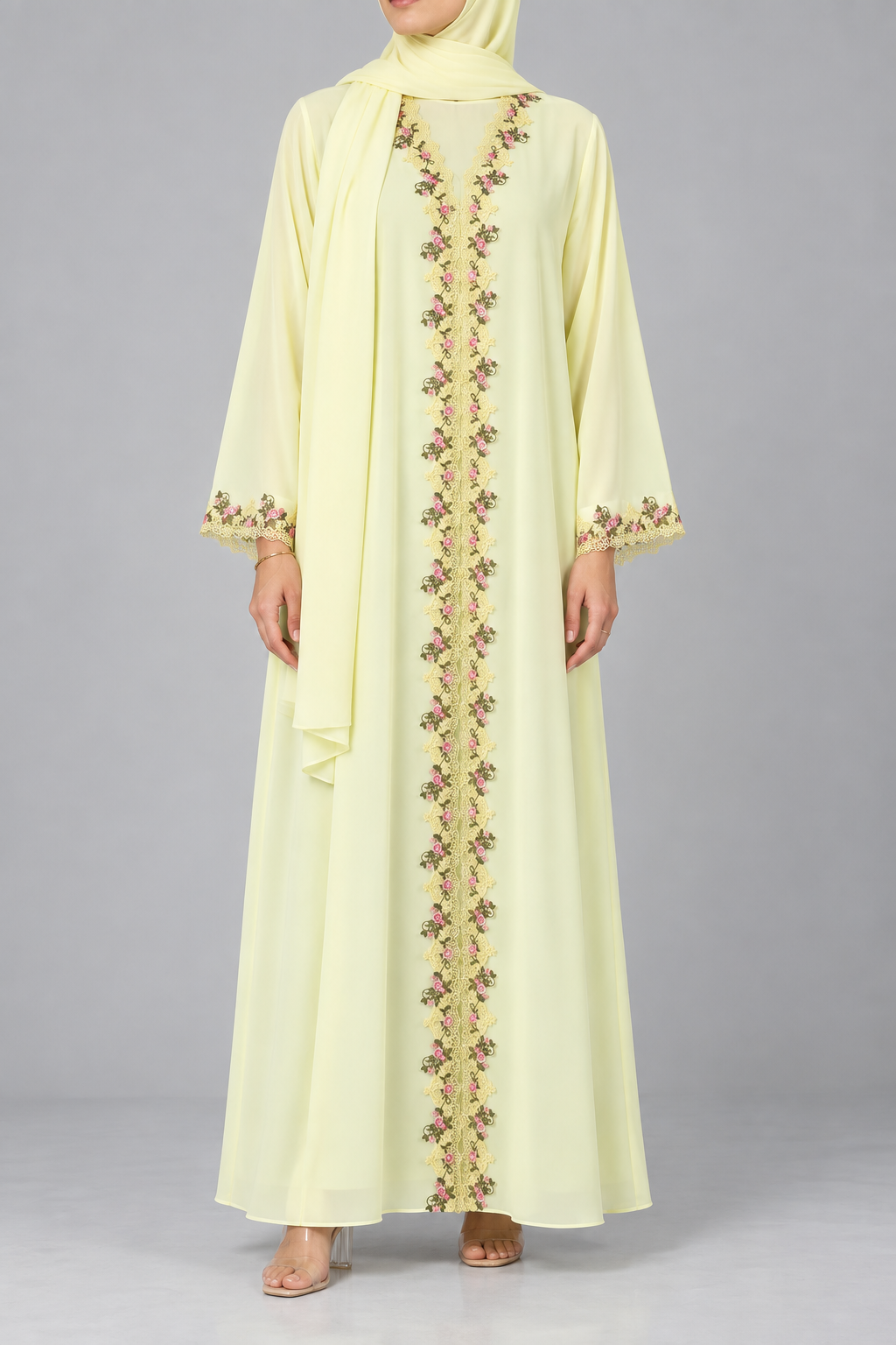 Rosabelle Lace Abaya E13S
