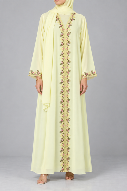 Rosabelle Lace Abaya E13S
