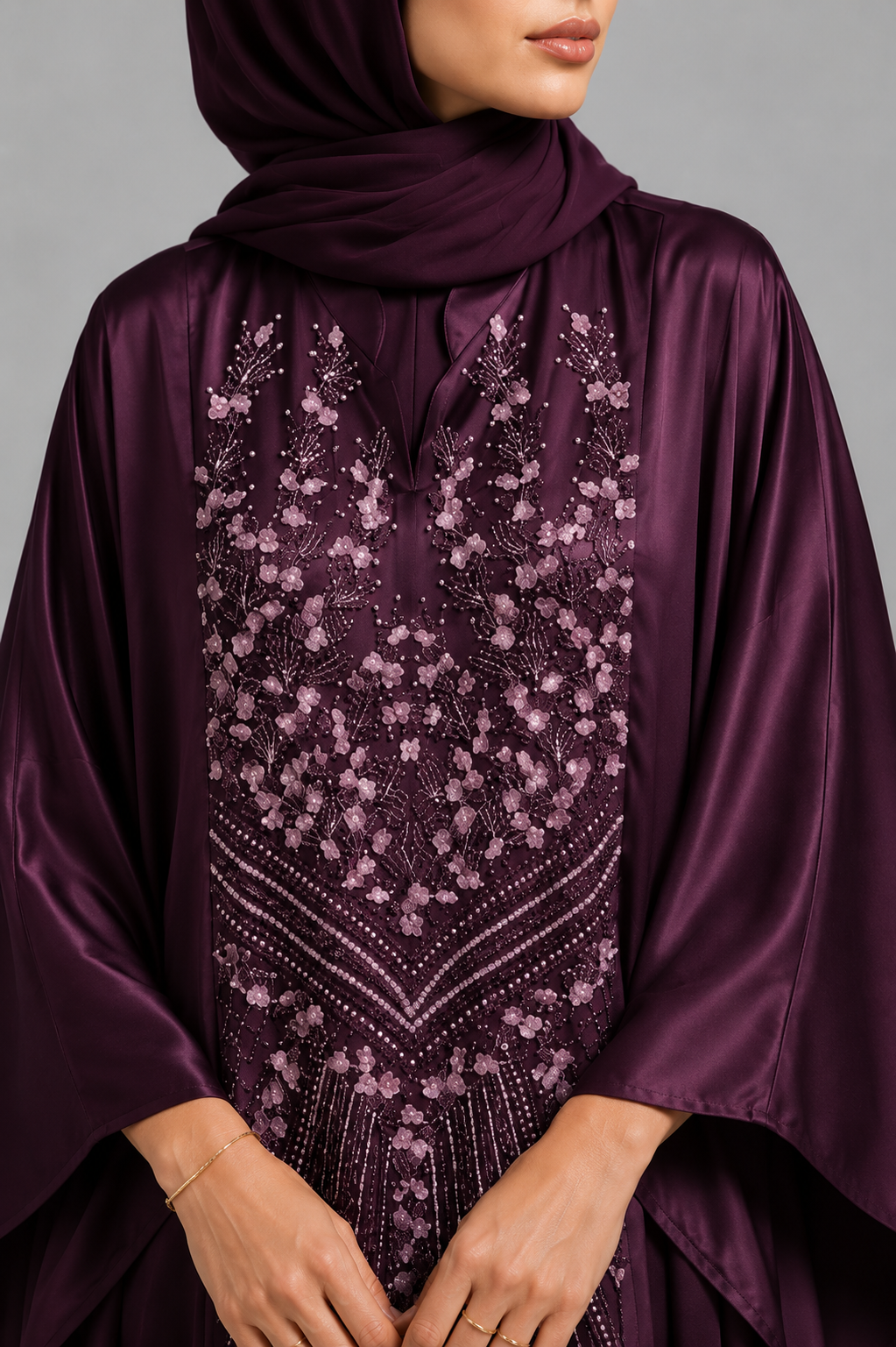 Plum Ameera Abaya 2