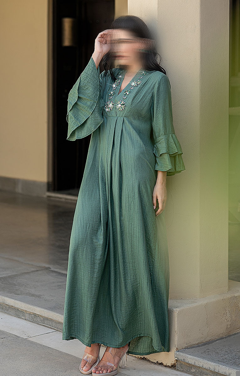 BA5030 Green Olivine Dress
