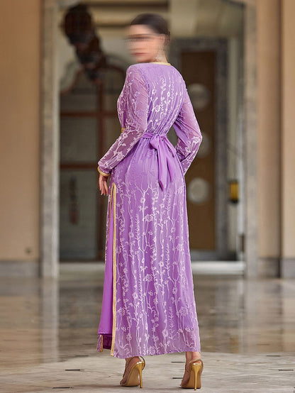 BA4031 Purple Lilac Jalabiya