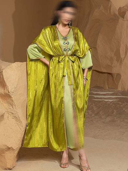 BA5143 Green Regalia Kaftan