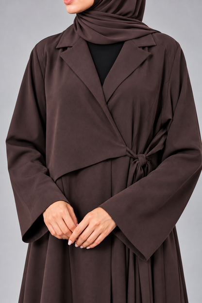 Brown Coat Abaya