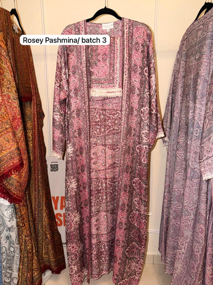 Rosey Pashmina Abaya batch 3