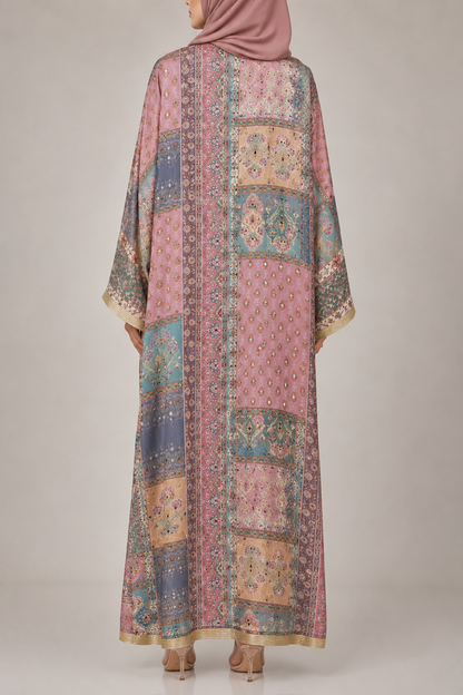 Muted fuchsia Zareen Abaya
