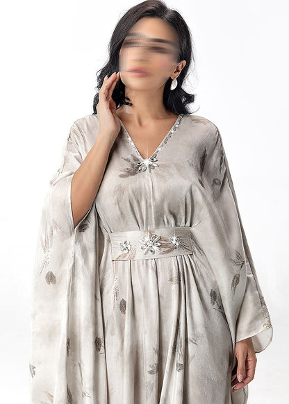 BA5006 Gray Aura Kaftan