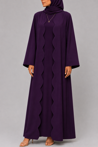 Purple Wave Abaya