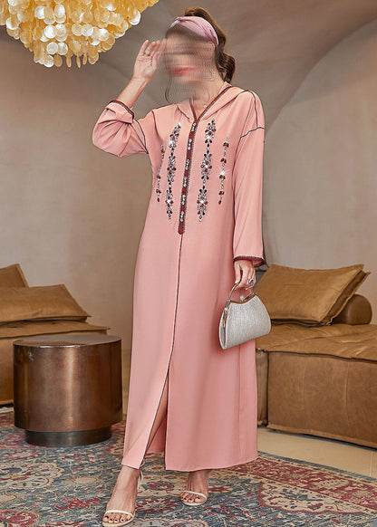 A836 Pink Garnet Jalabiya