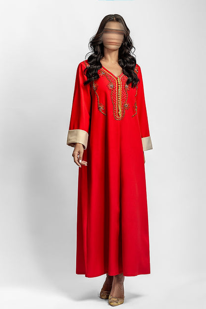 BA4117 Red Ruby Jalabiya