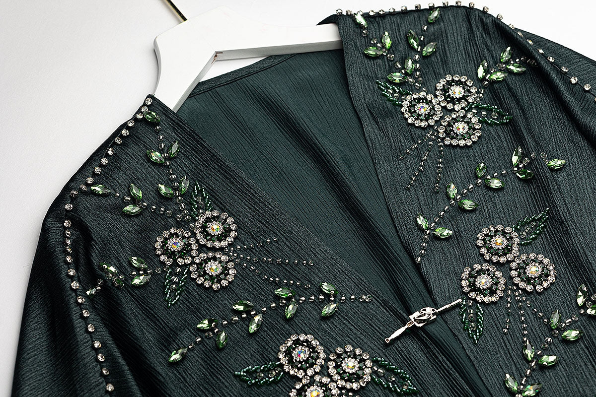 BA6029 Green Nebula Abaya