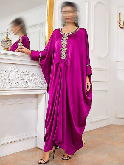 BA122 Pink Orchid Kaftan