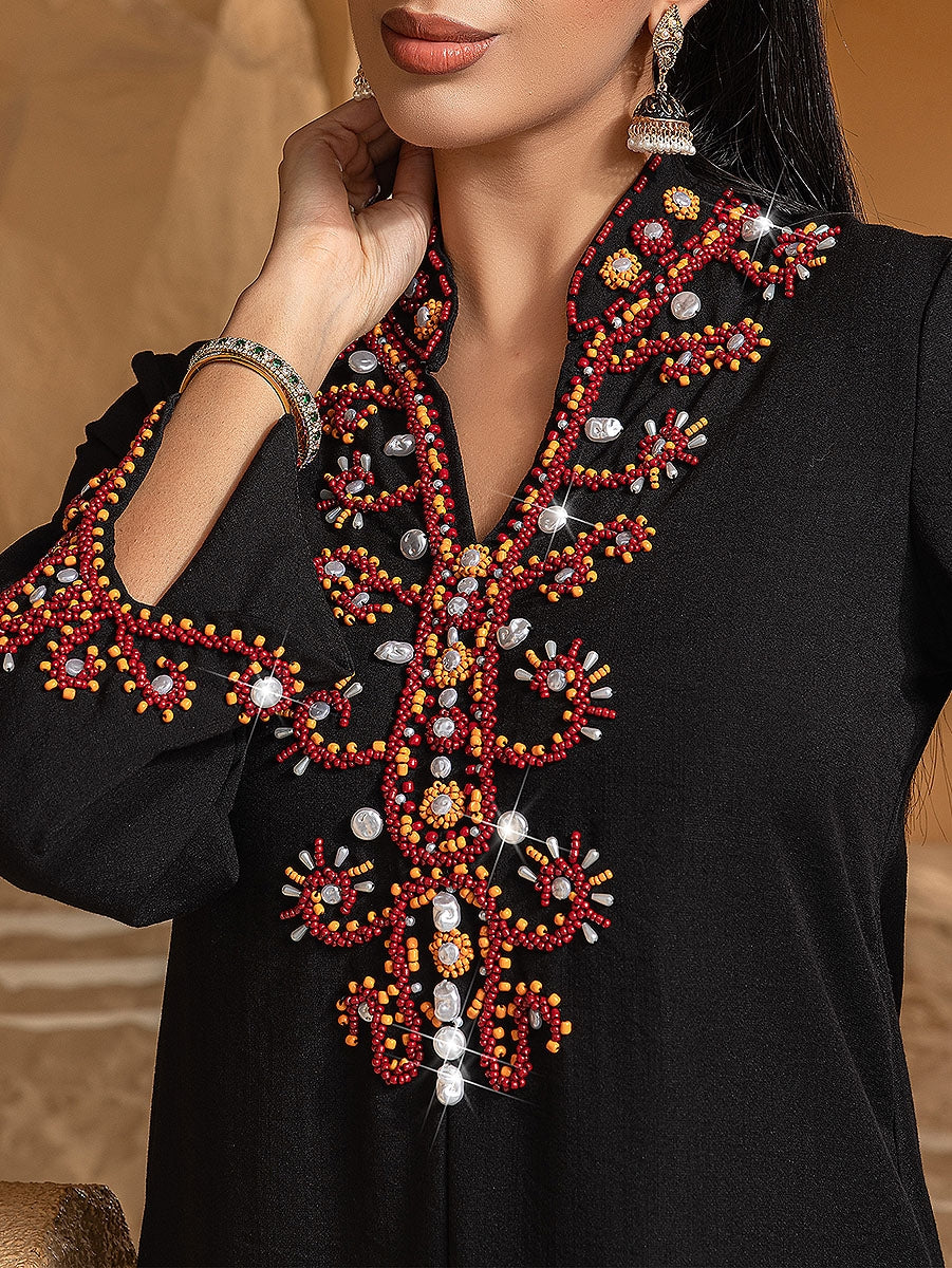 BA5004 Black Tourmaline Jalabiya