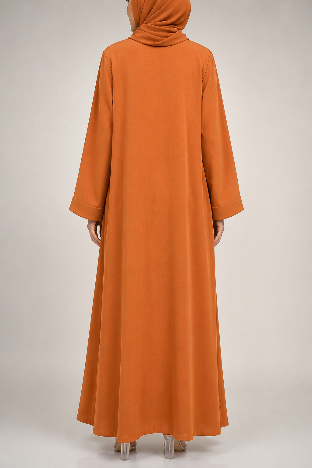 Orange Yara Abaya
