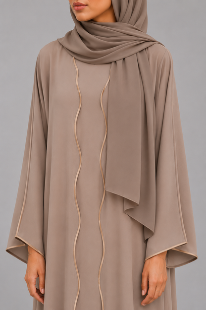 Beige IT Abaya