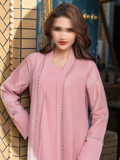 BA5188 Pink Iridescent Dress