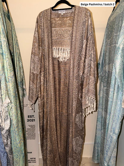 Beige Pashmina Abaya batch 2