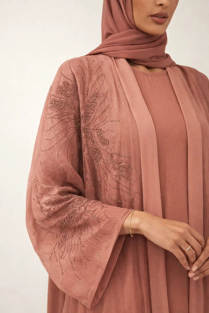 Pink Elaris Abaya