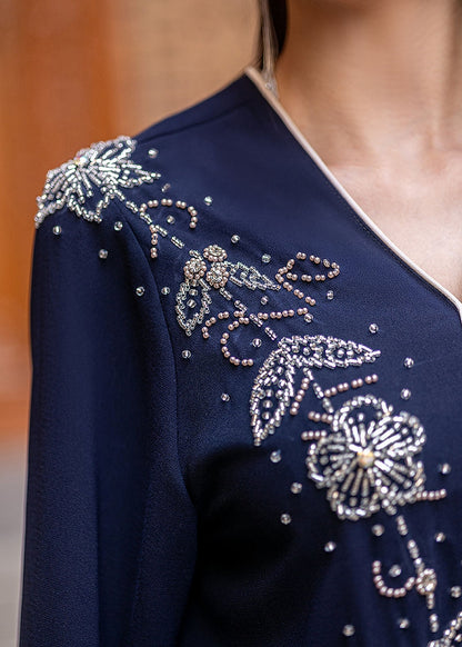 BA5218 Blue Soraya Jalabiya