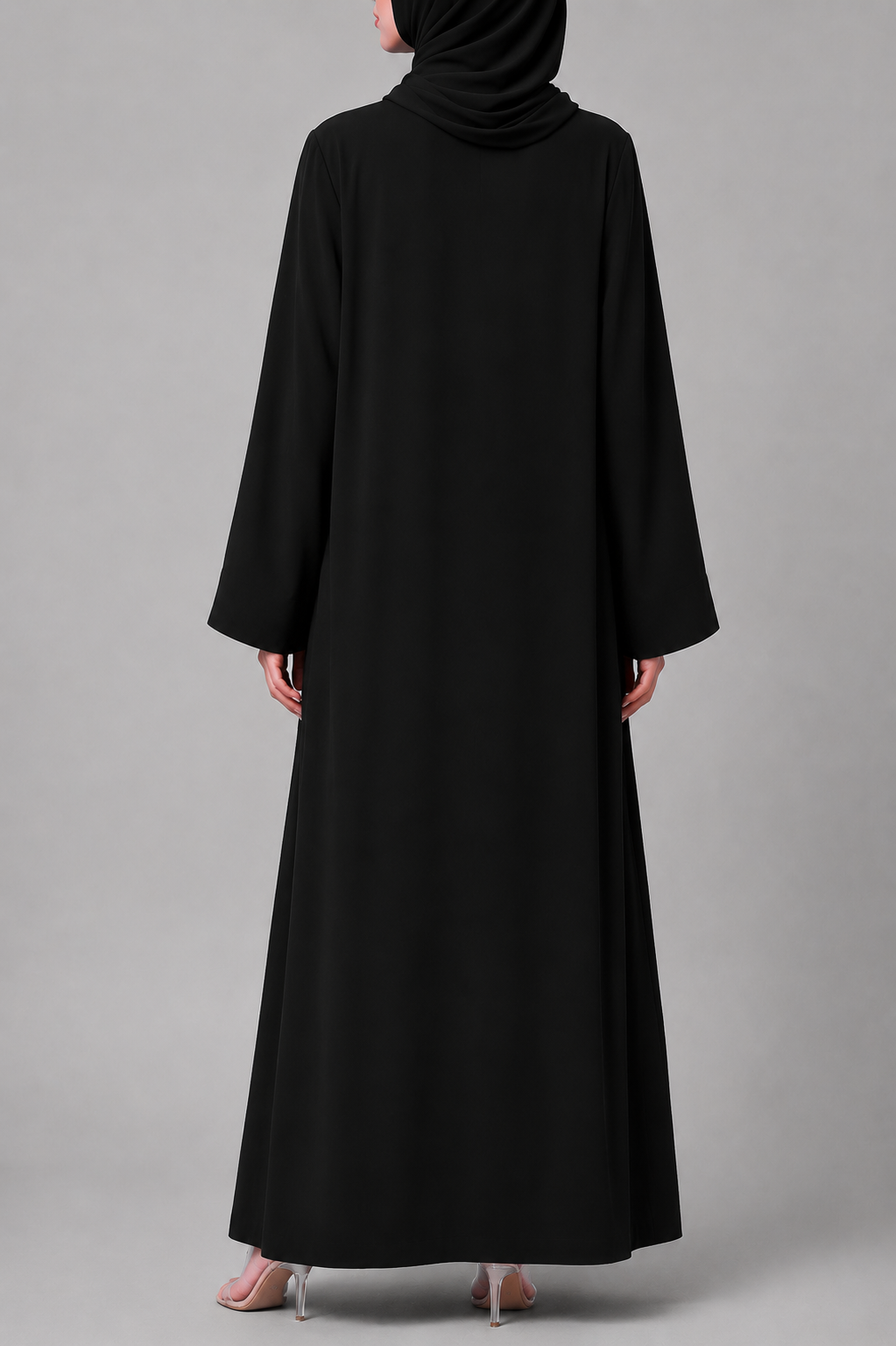 Black Wave Abaya