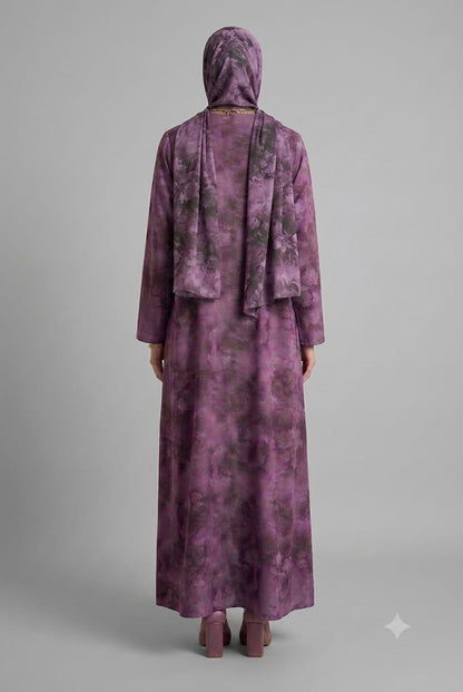 Purple Lunea Abaya