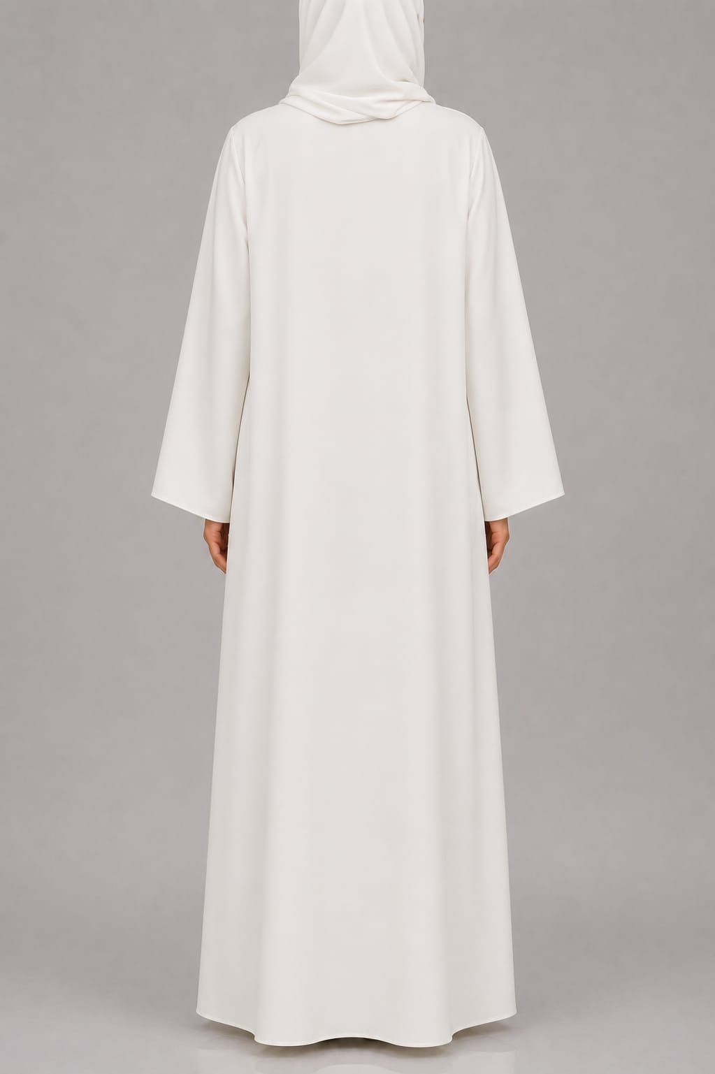 White Mira Abaya