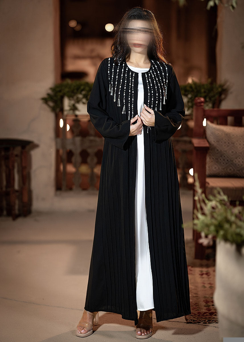 BA4083 Black Starlight Abaya