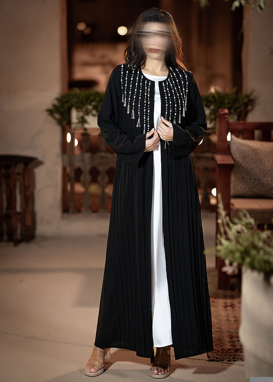 BA4083 Black Starlight Abaya