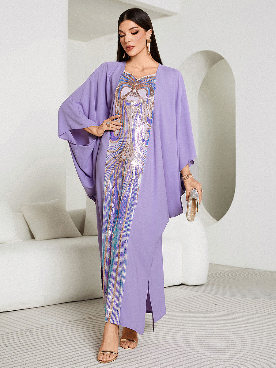 BA3102 Lavender Artique Kaftan