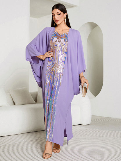 BA3102 Lavender Artique Kaftan