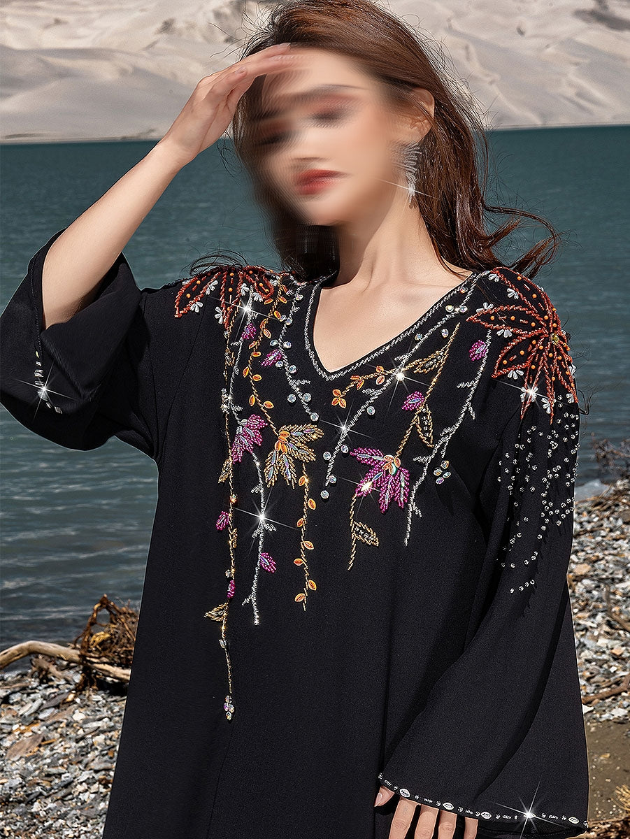 BA5219 Black Bornite Dress