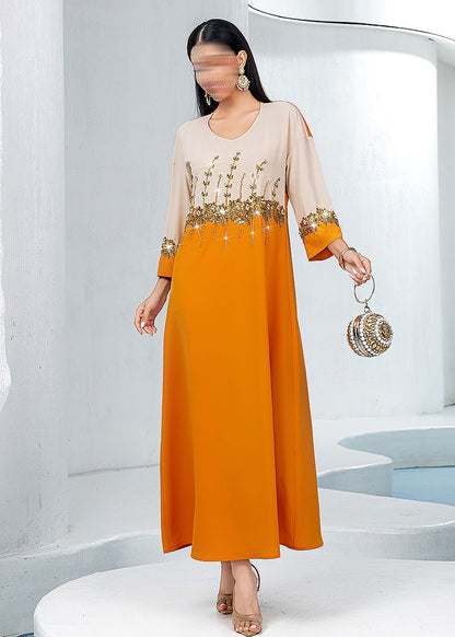 BA5138 Orange Dawn Dress