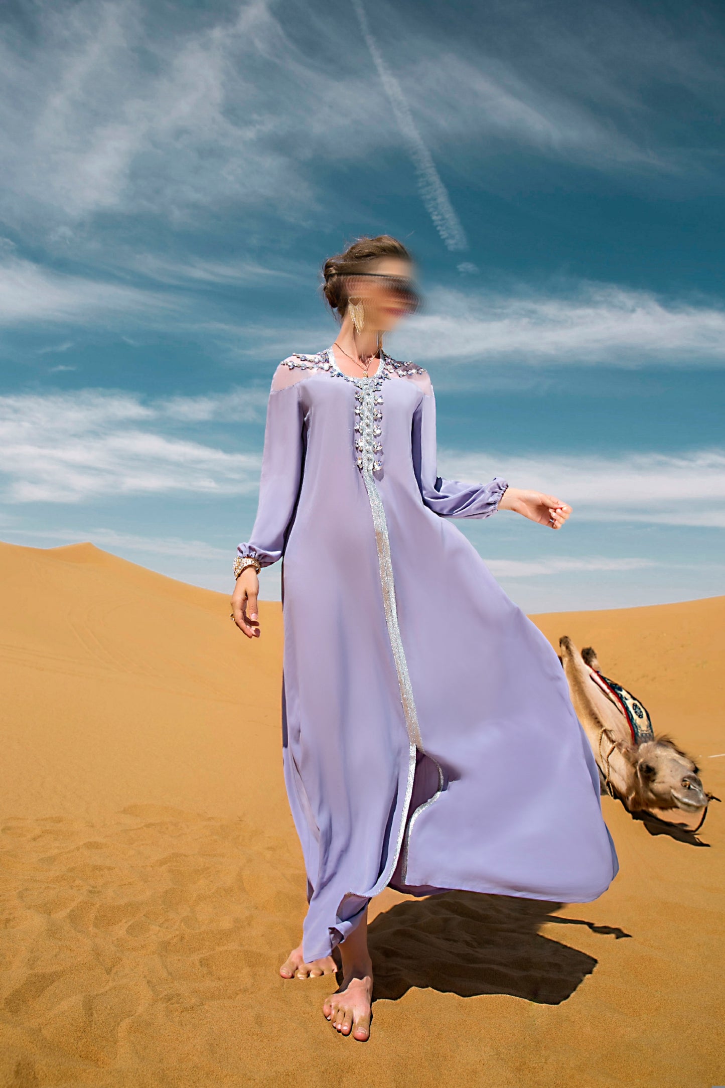 BA7049 Lavender Allium Dress