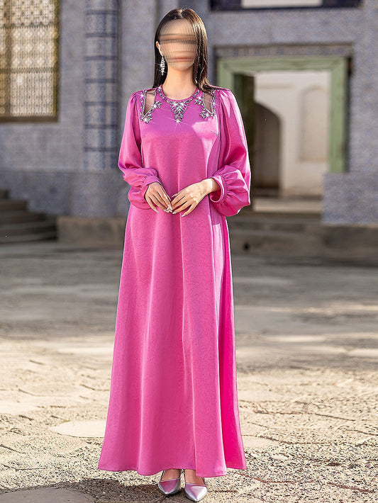 BA5203 Pink Lantern Dress