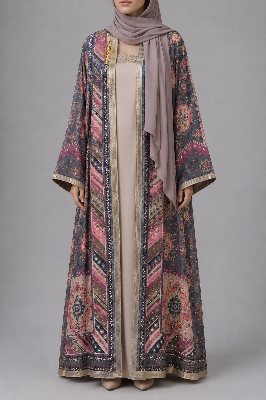 Twilight Tapestry Zareen Abaya