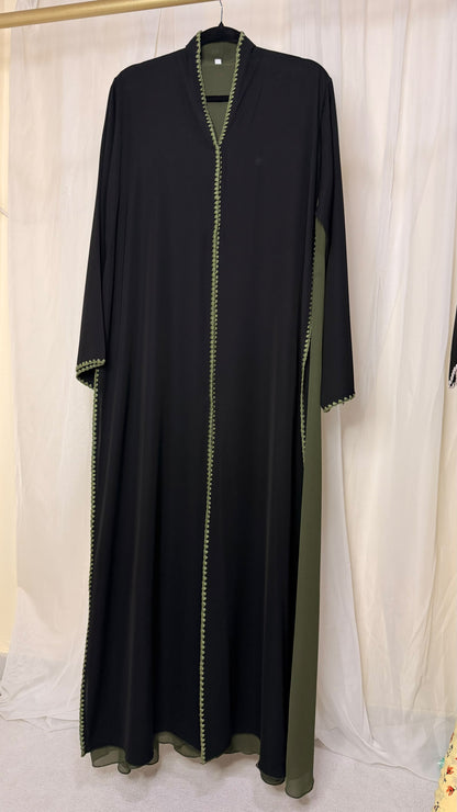 Olive Piceous Abaya