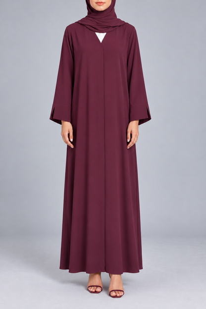 Burgundy Essential Abaya