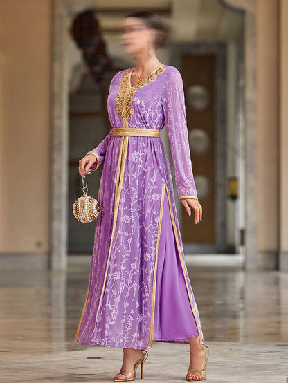 BA4031 Purple Lilac Jalabiya