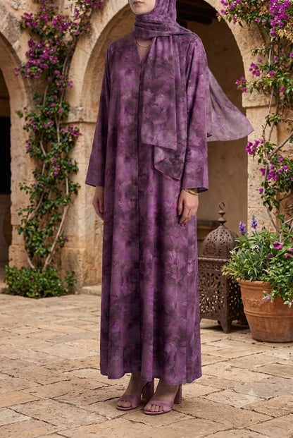 Purple Lunea Abaya