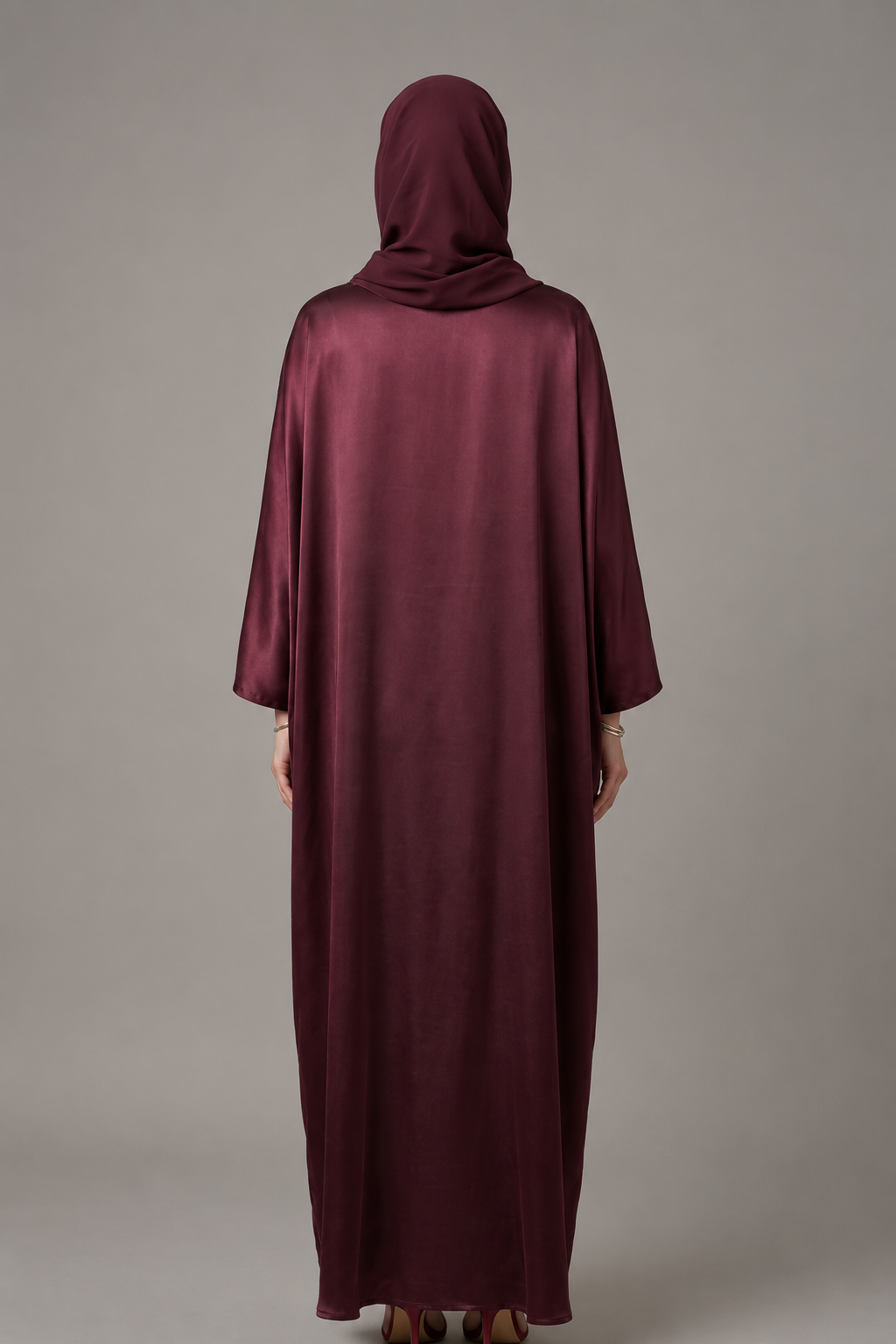 Maroon Ameera Abaya