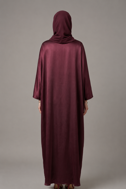 Maroon Ameera Abaya