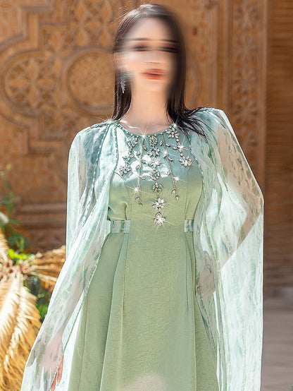 BA5189 Green Fulgent Dress