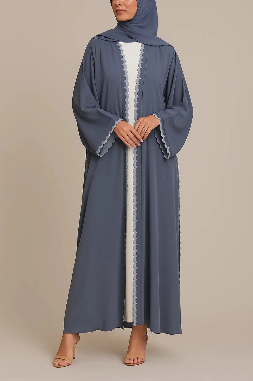 Scallop  Abaya Collection (New)
