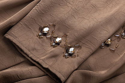 BA5148 Brown Opula Abaya