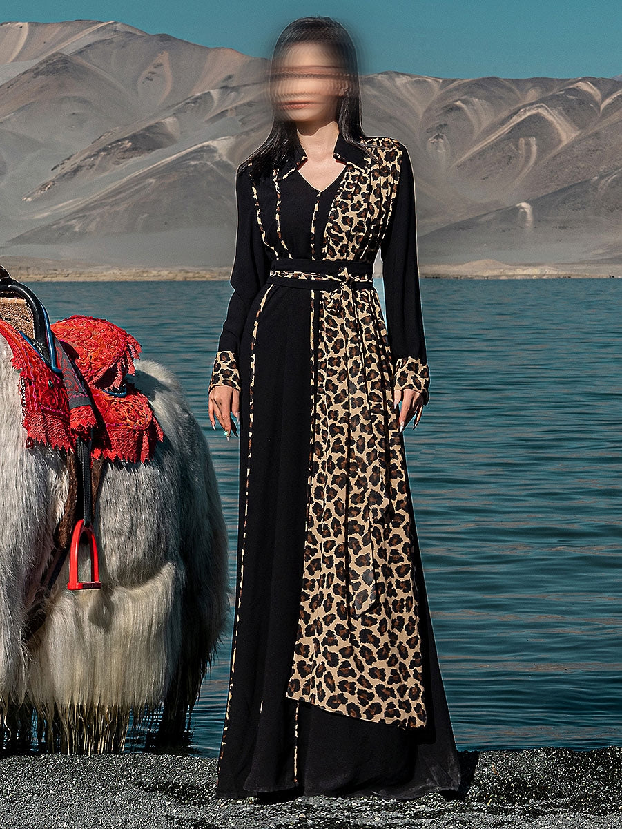 BA5237 Black Pietersite Dress