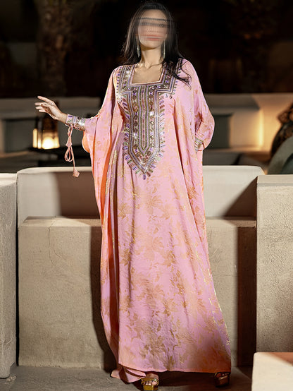 BA6069 Pink Solace Kaftan