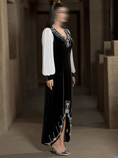 BA6028 Black Merlinite Dress