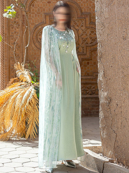 BA5189 Green Fulgent Dress