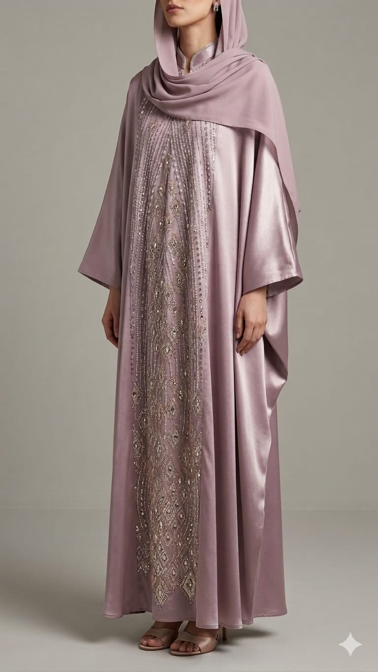 Mauve Ameera Abaya
